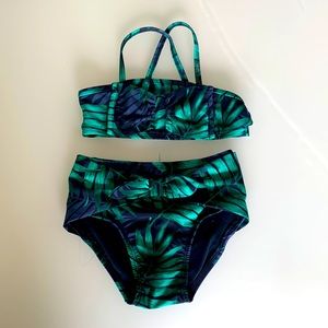 2 piece girls swimsuit